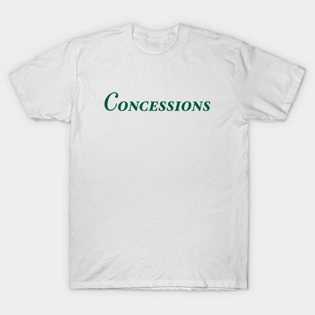 Augusta Concessions T-Shirt by mbloomstine